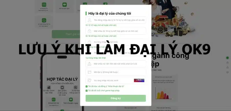 Lưu ý khi làm đại lý OK9